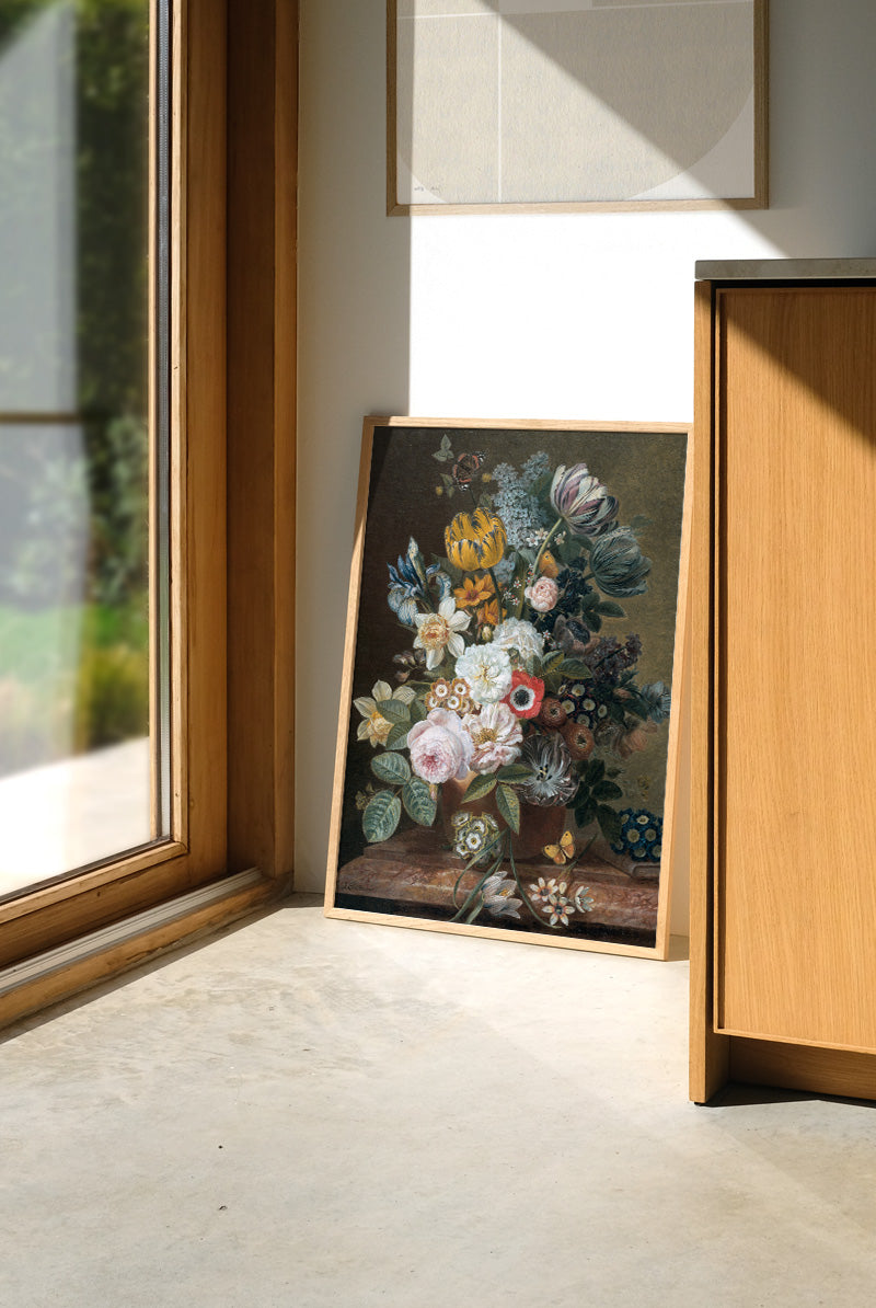 Jan Davidsz de Heem - Flowers poster - Masterwork - art print