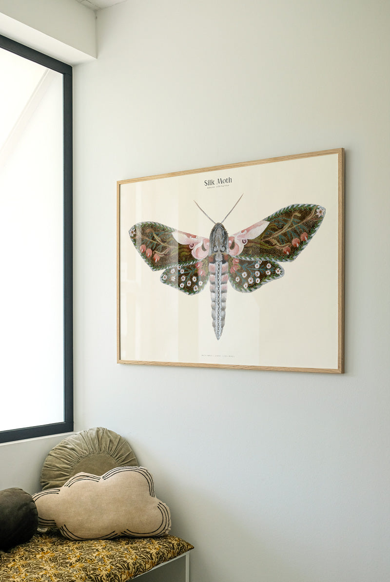 Matos - W. Morris inspired - Silk Moths No.4 | PSTR studio