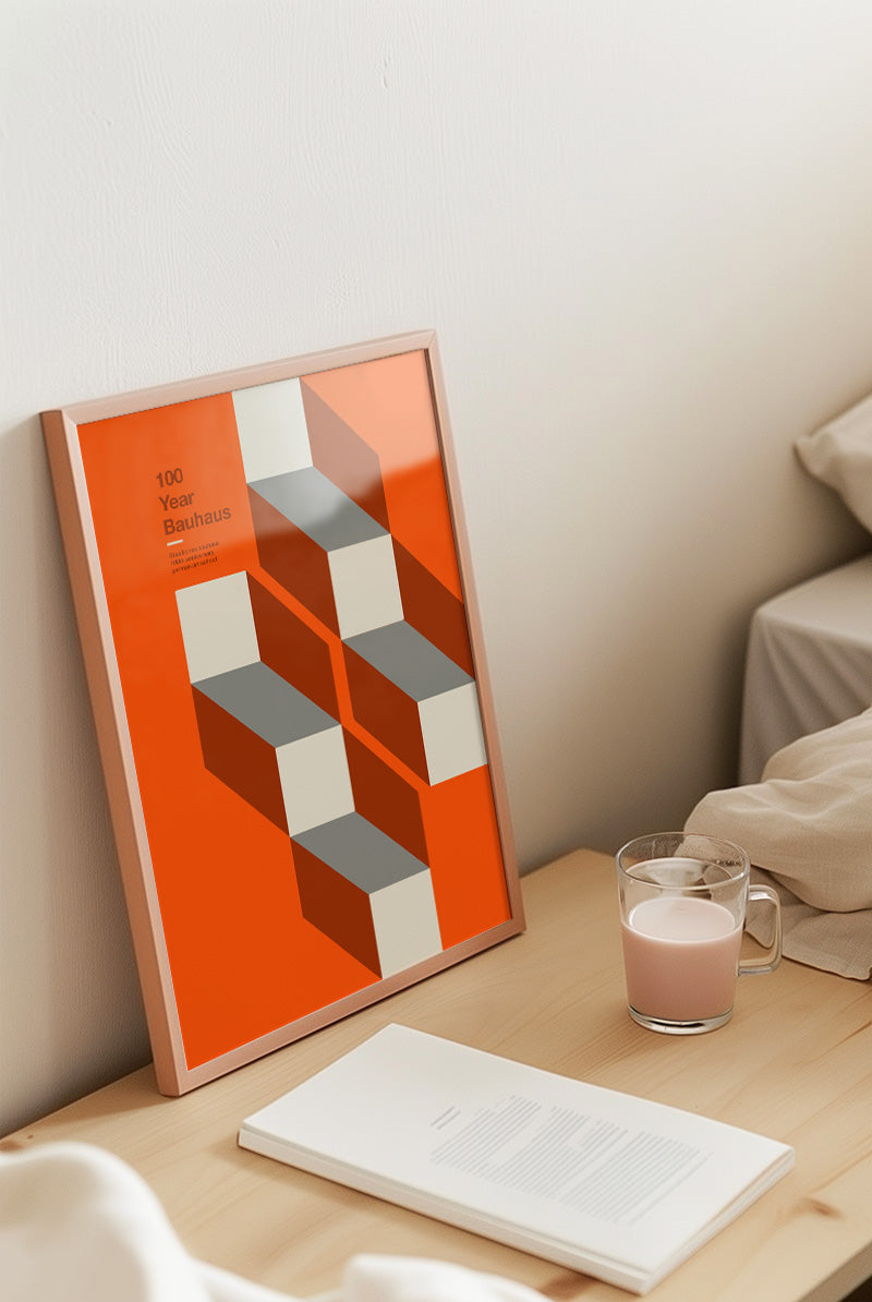 100 Year Bauhaus exhibition Poster - Ausstellung 1923 poster