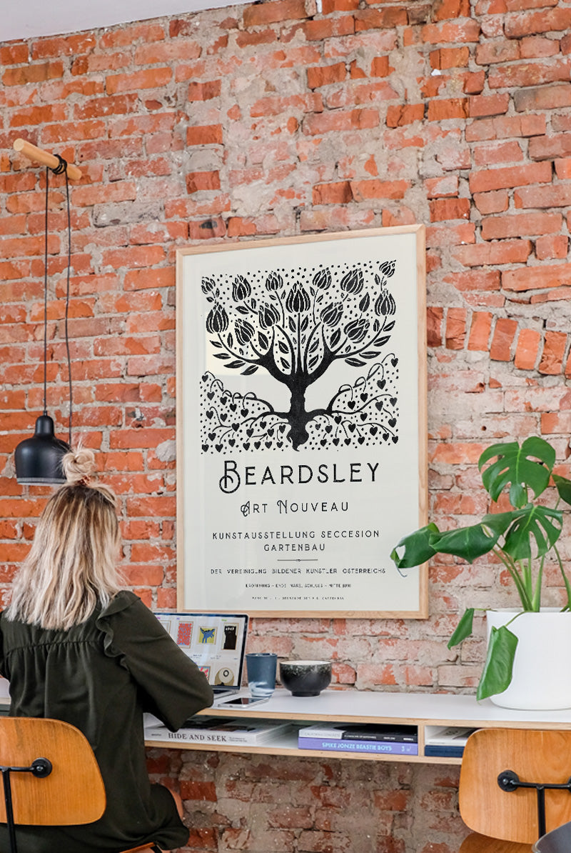 Aubrey Beardsley - Art Nouveau Tree | PSTR studio