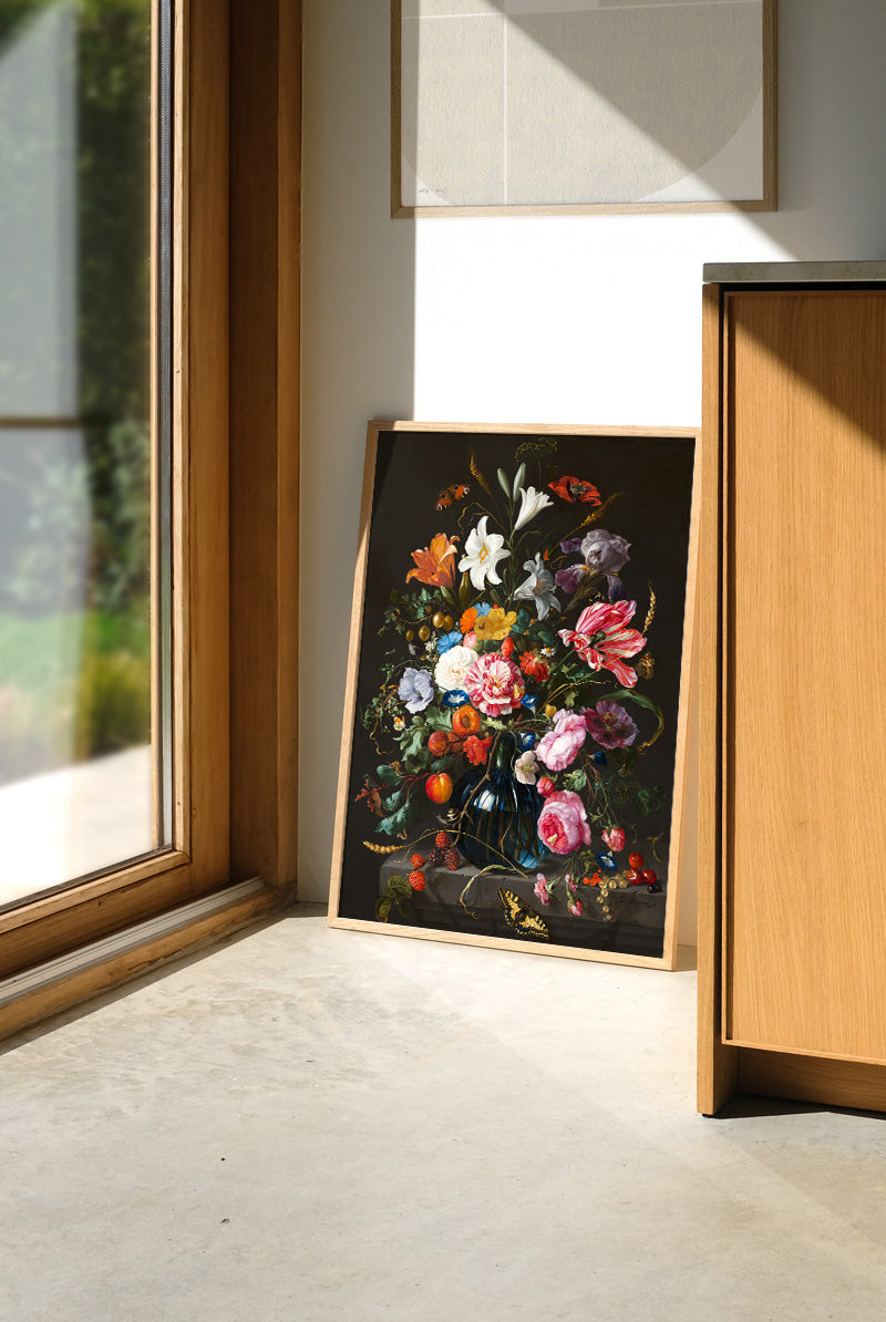Jan Davidsz de Heem - Flowers poster - Masterwork - art print