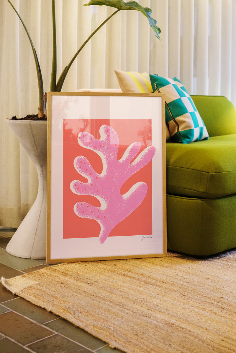 Zoe - Neon Pop Coral | PSTR studio