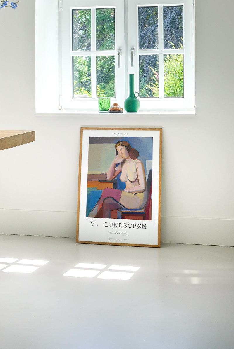 Vilhelm Lundstrøm - Siddende nøgen model | PSTR studio