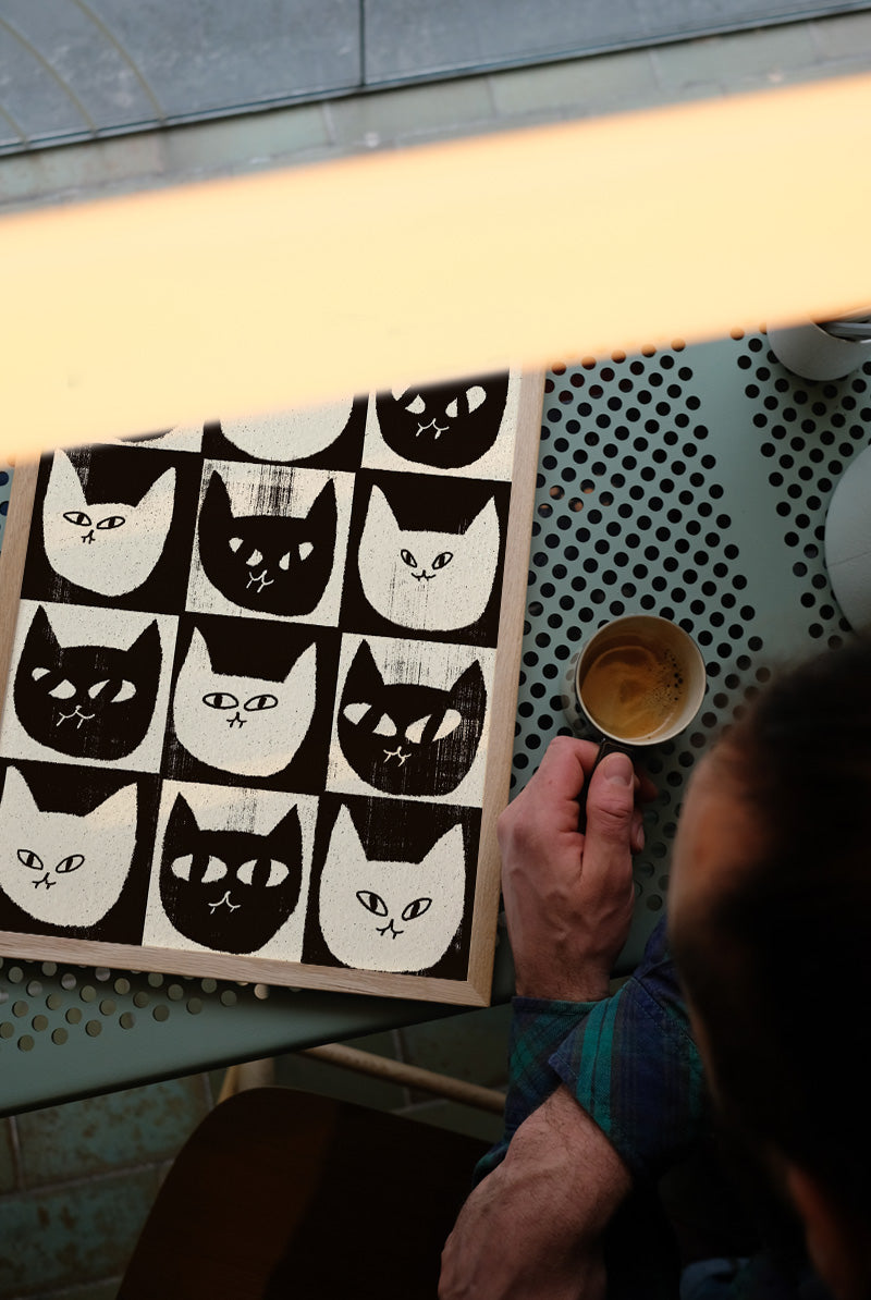 Enikő Eged - Black & White Cats | PSTR studio