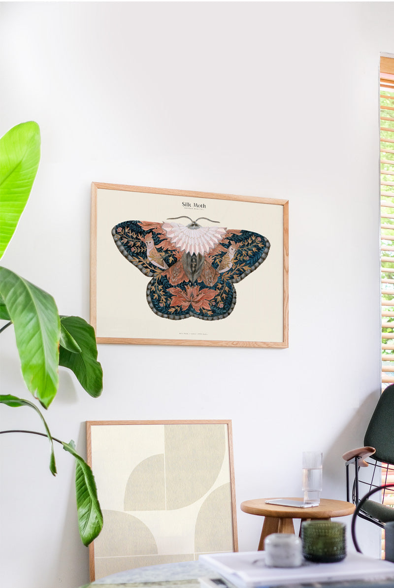 Matos - W. Morris inspired - Silk Moths No.9 | PSTR studio