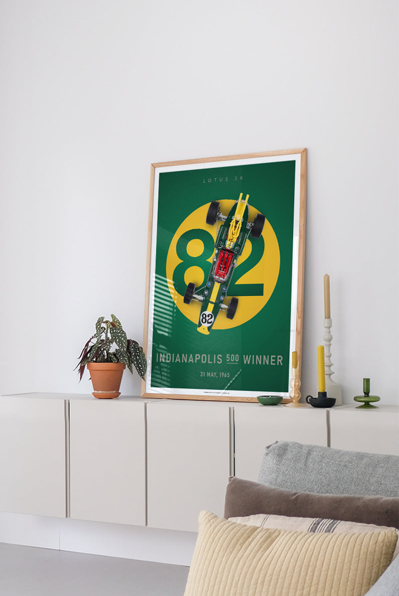 Classic Lotus - Indianapolis - 1965 - Classic Cars poster