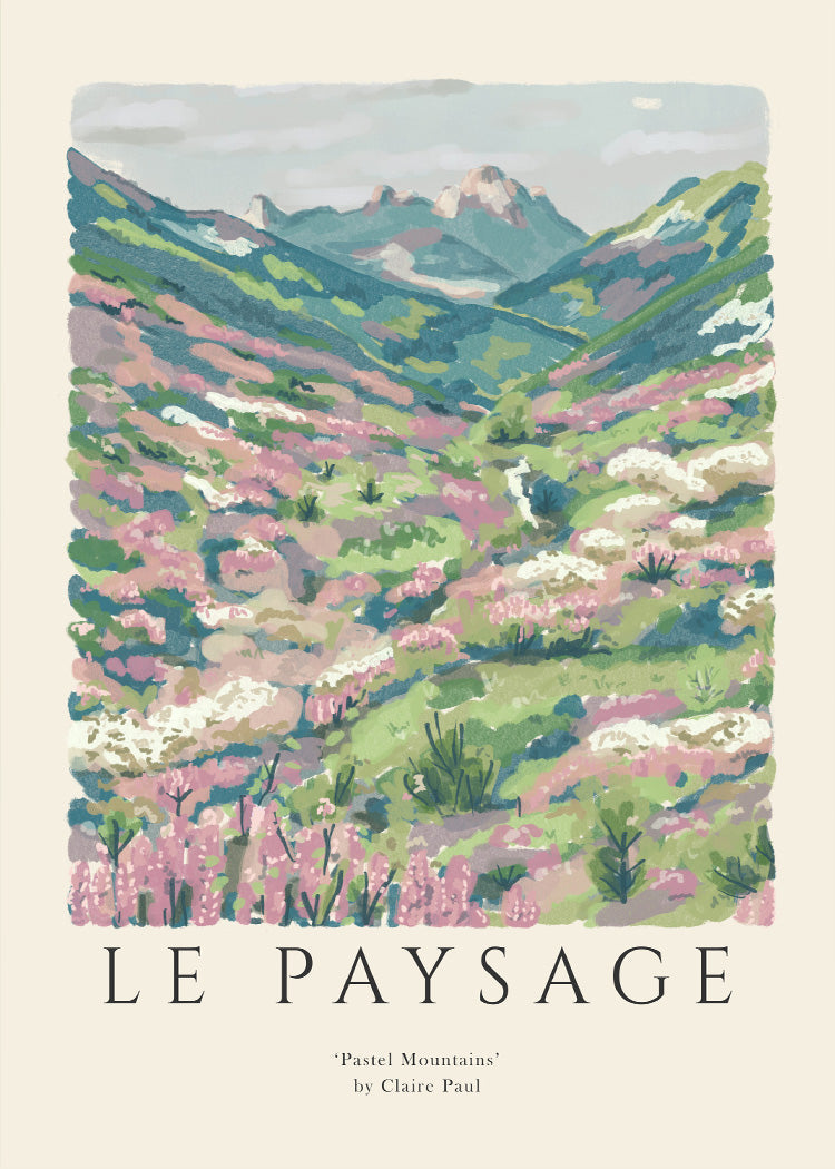 Claire - Pastel Mountains | PSTR studio