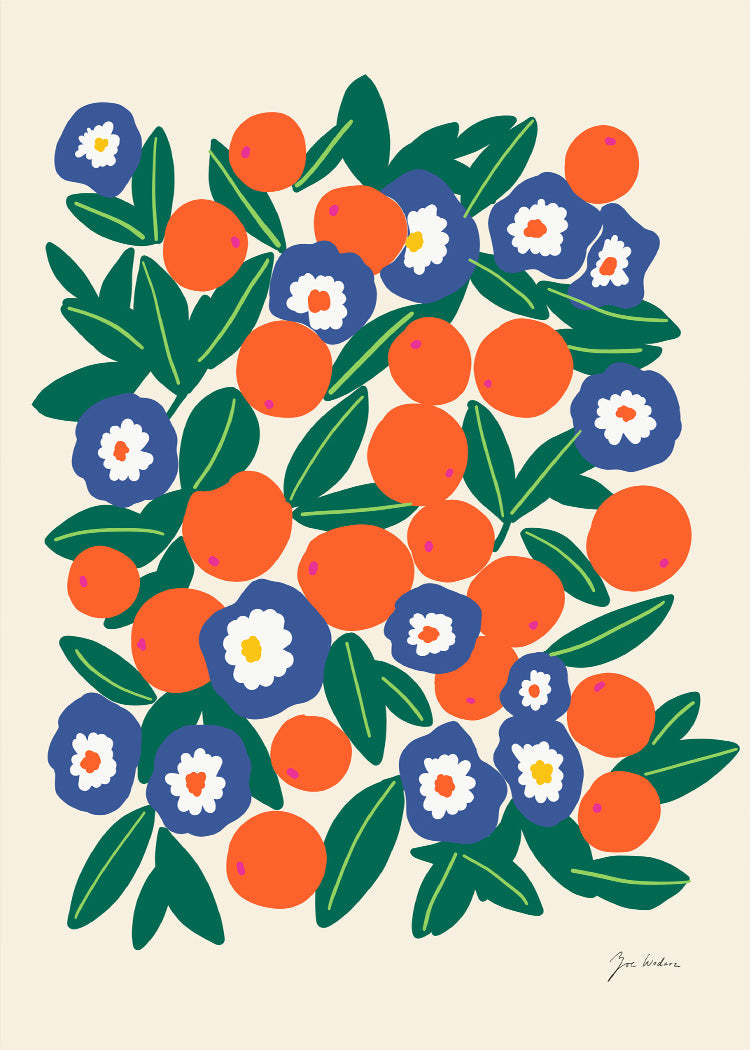 Zoe - Oranges & Flowers | PSTR studio