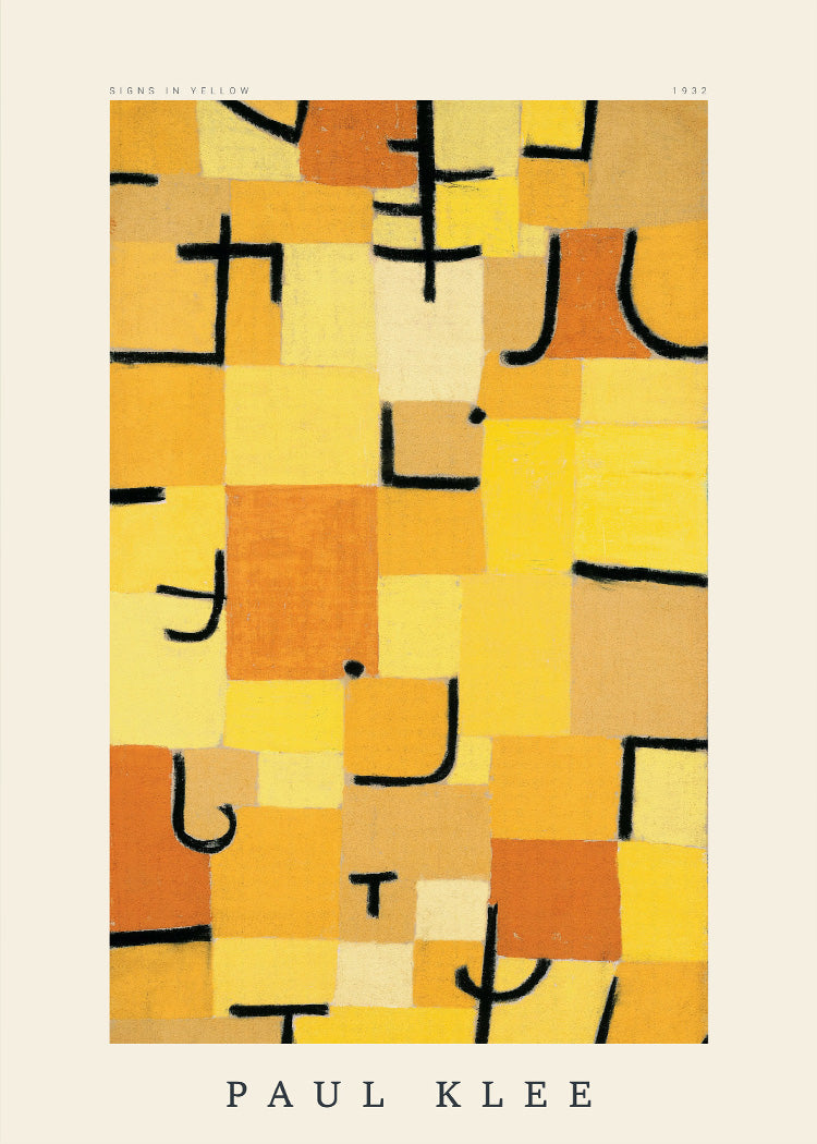 Paul Klee - Yellow is choice | PSTR studio