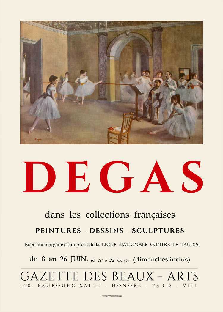Edgar Degas - Art Exhibition poster | PSTR studio