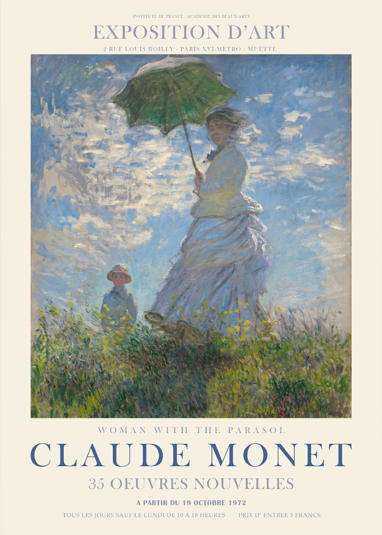 Claude Monet - Woman with parasol II | PSTR studio