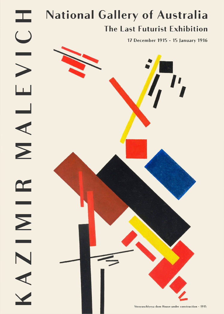Kazimir Malevich - Futurist Exhibition | PSTR studio