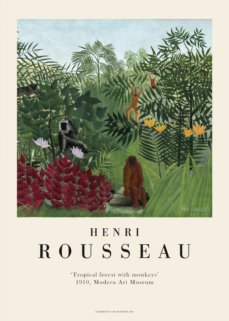 HENRI スタジオ　ポリスマン Henri Rousseau - Tropical Forest | PSTR studio
