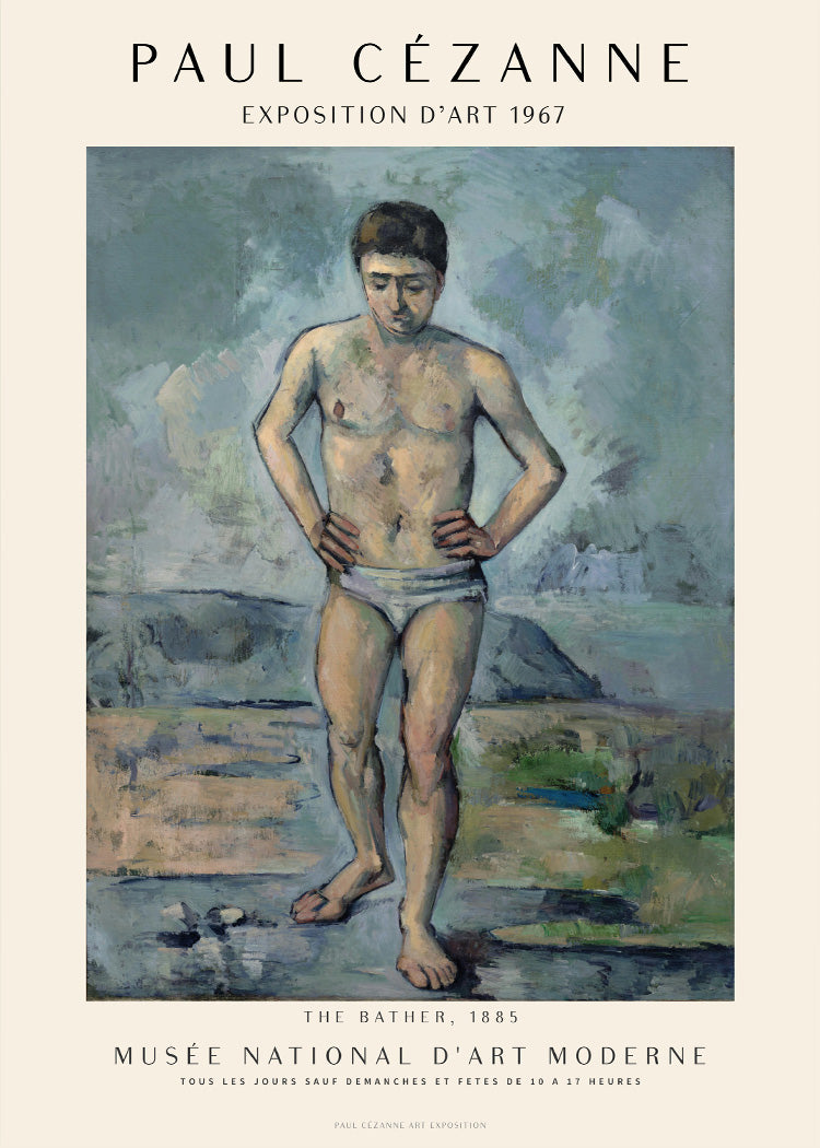 Paul Cézanne - The Bather | PSTR studio