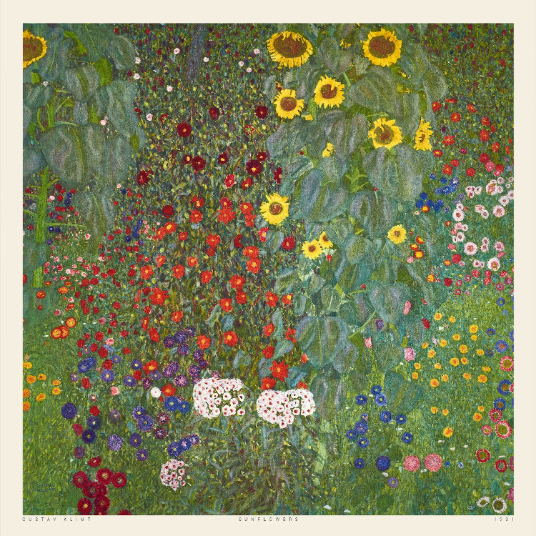 印象派　【Flower Garden】lithograph Gustav Klimt - Flower Garden | PSTR studio