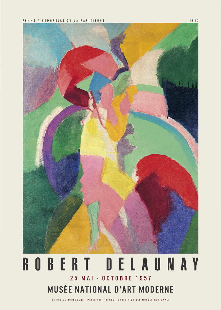 Robert Delaunay - Art Exhibition poster | PSTR studio