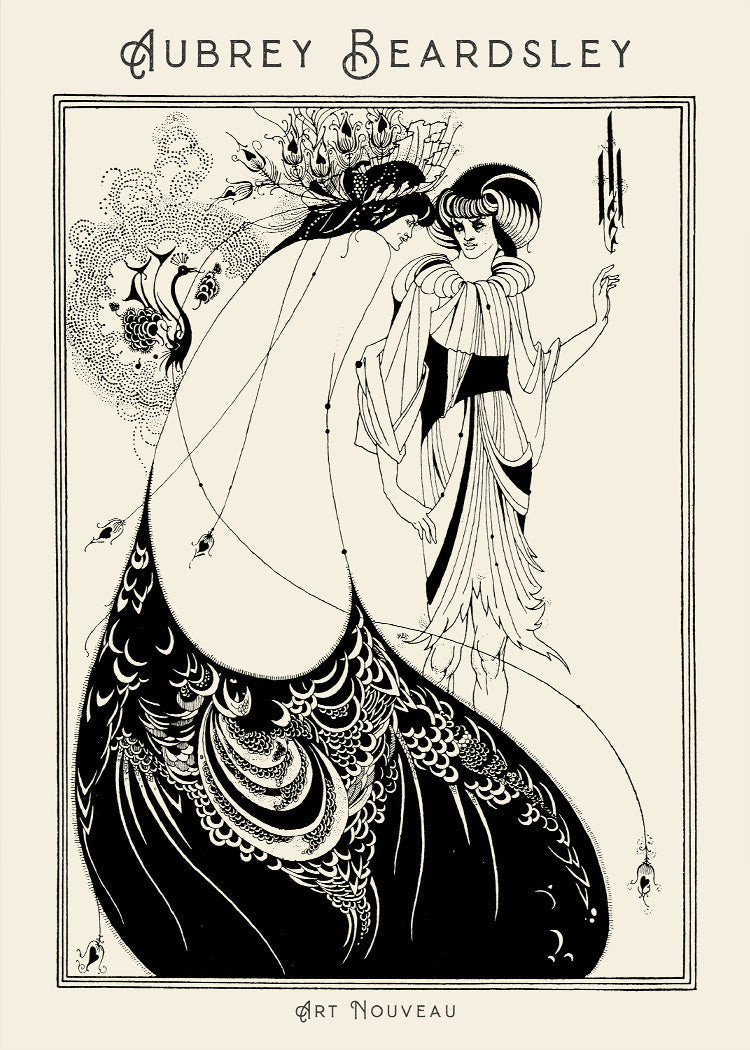 Aubrey Beardsley - The Peacock Skirt | PSTR studio