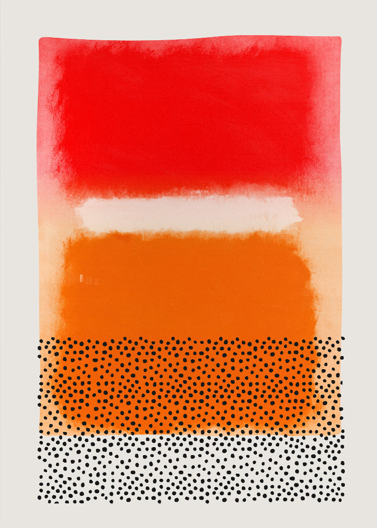 Abstract Modern Art Poster - Mid Century minimalist | PSTR studio