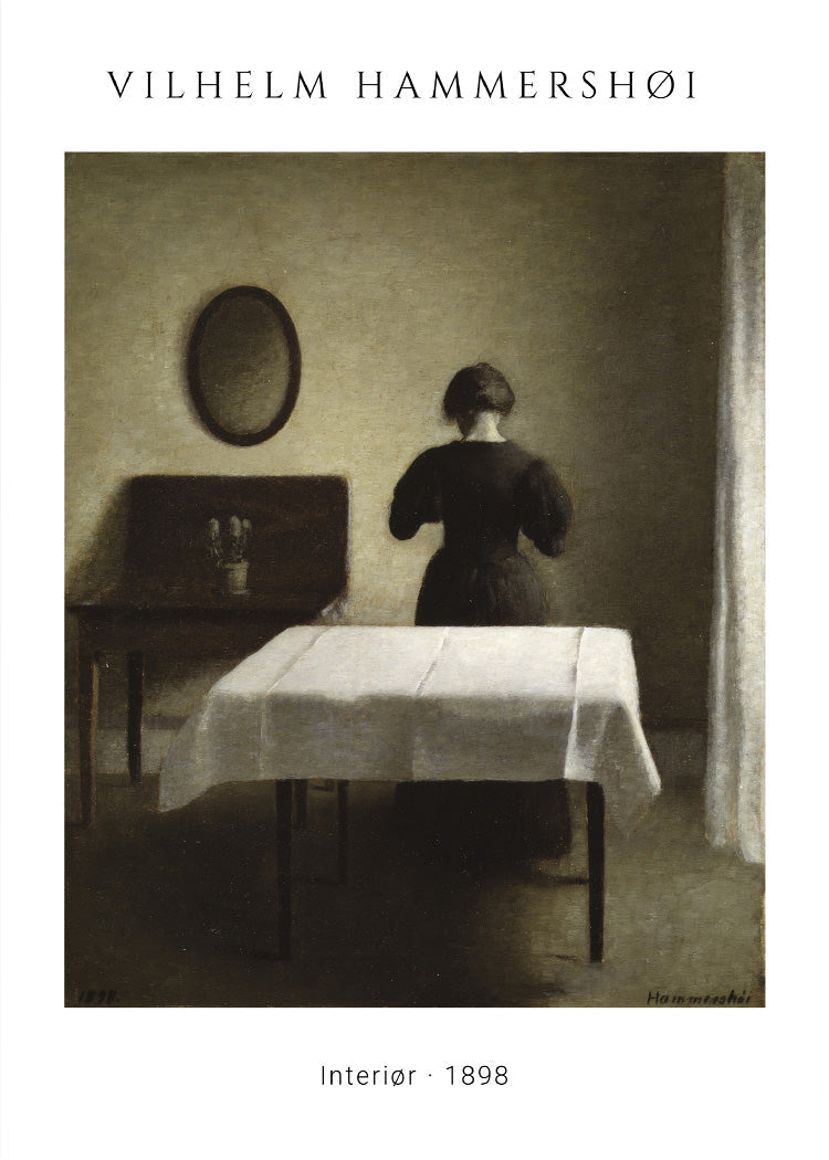 Vilhelm Hammershøi - Interior 1898 | PSTR studio