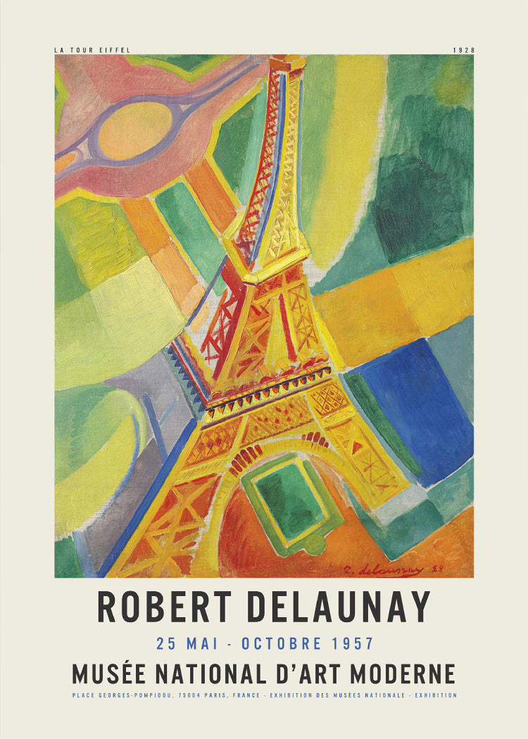 Robert Delaunay - Art Exhibition poster | PSTR studio