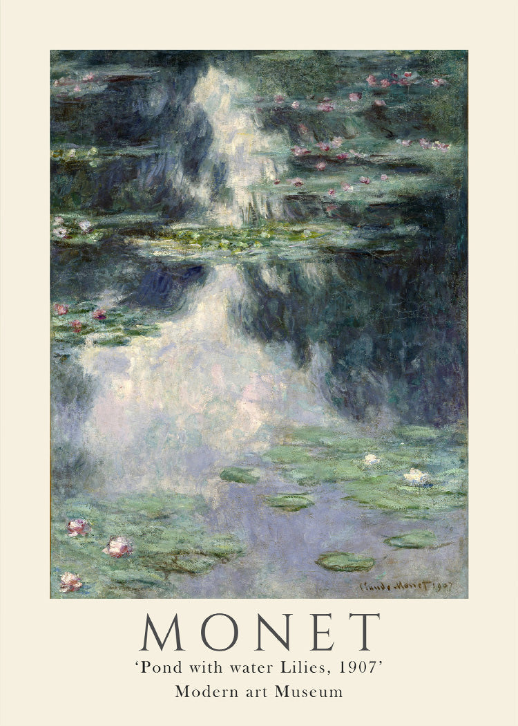 Claude Monet - Pond with lilies | PSTR studio