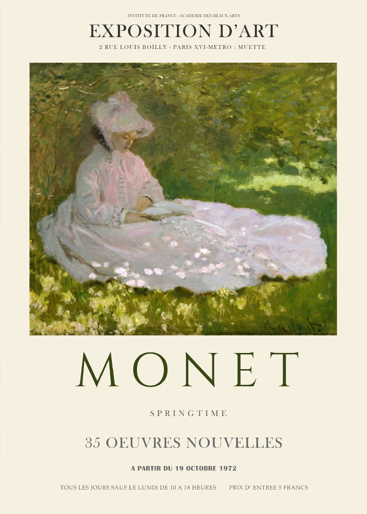 Claude Monet - Springtime | PSTR studio