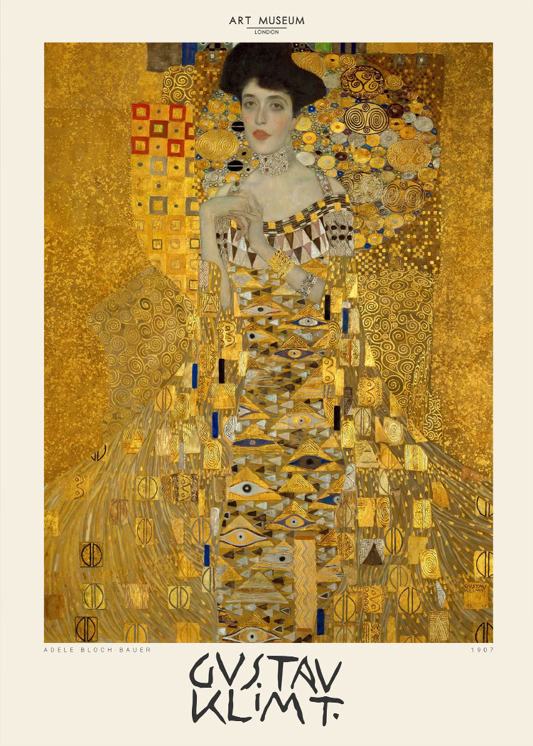 Gustav Klimt - Art Exhibition poster | PSTR studio