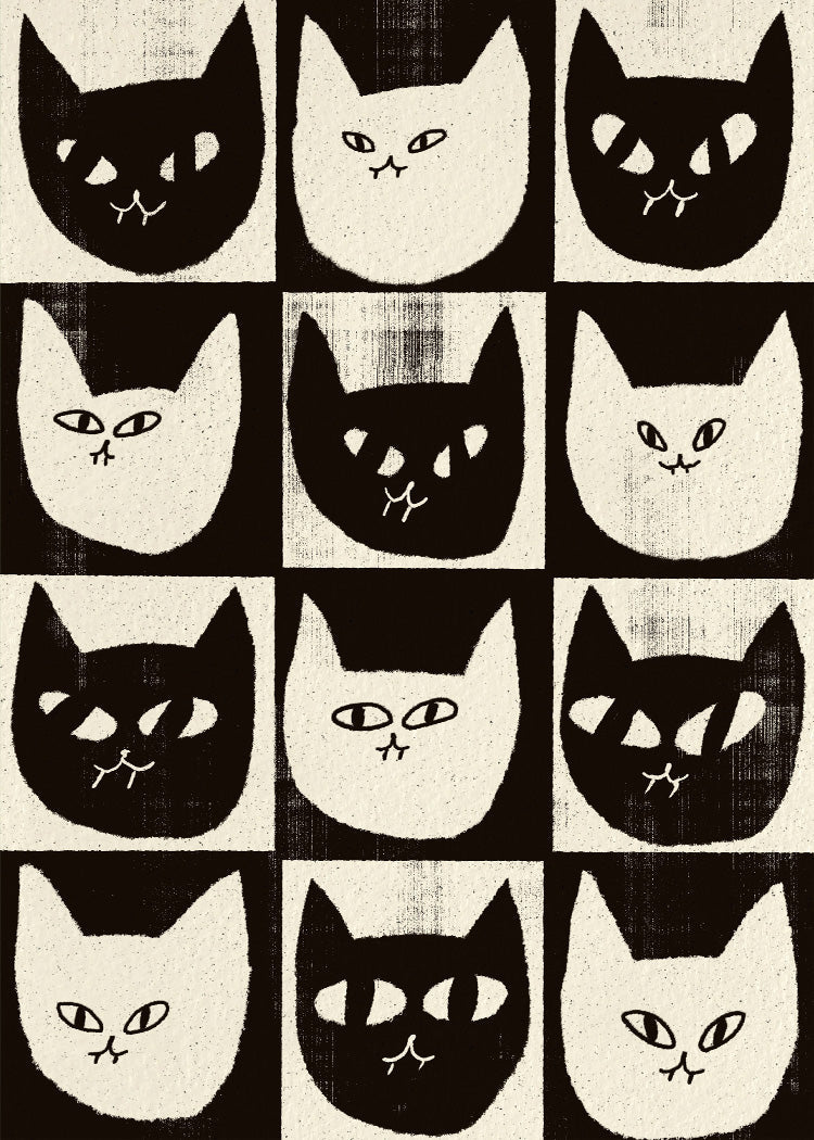 Enikő Eged - Black & White Cats | PSTR studio