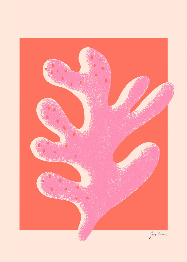 Zoe - Neon Pop Coral | PSTR studio
