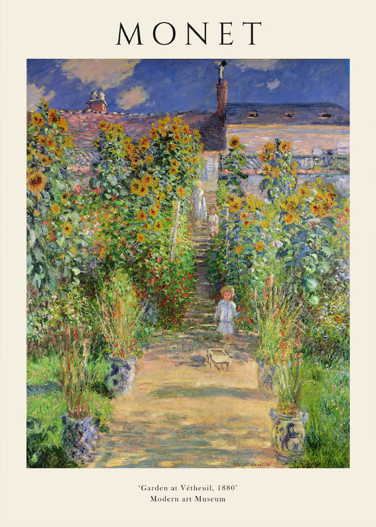 Claude Monet - Garden at Vétheuil | PSTR studio