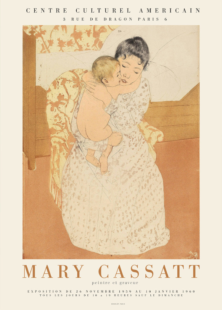 Mary Cassatt - Maternal Caress | PSTR studio