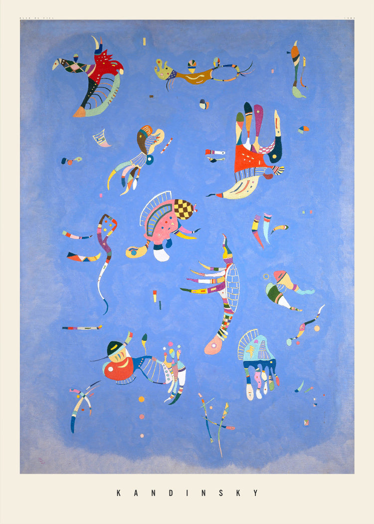 【希少】アールビバン 鈴平ひろ BLEU DE CIEL C/S 版画 アート Kandinsky - Bleu de ciel | PSTR studio