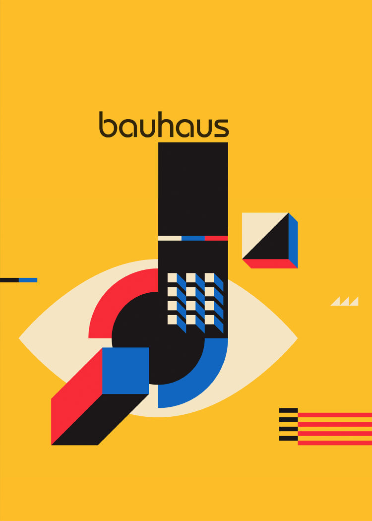 Bauhaus exhibition Poster - Weimar Gropius | PSTR studio