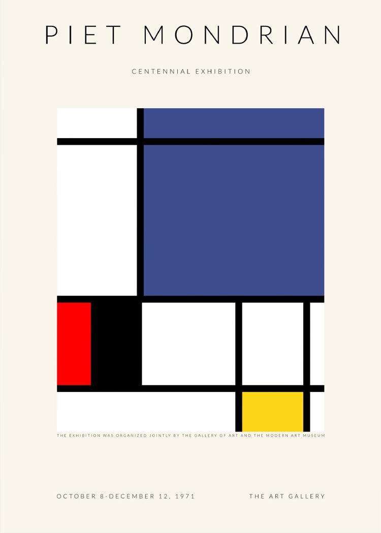 Piet Mondrian - Centennial Exhibition | PSTR studio