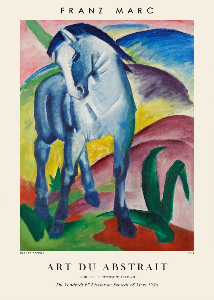 Franz Marc - Blaues Pferd I | PSTR studio