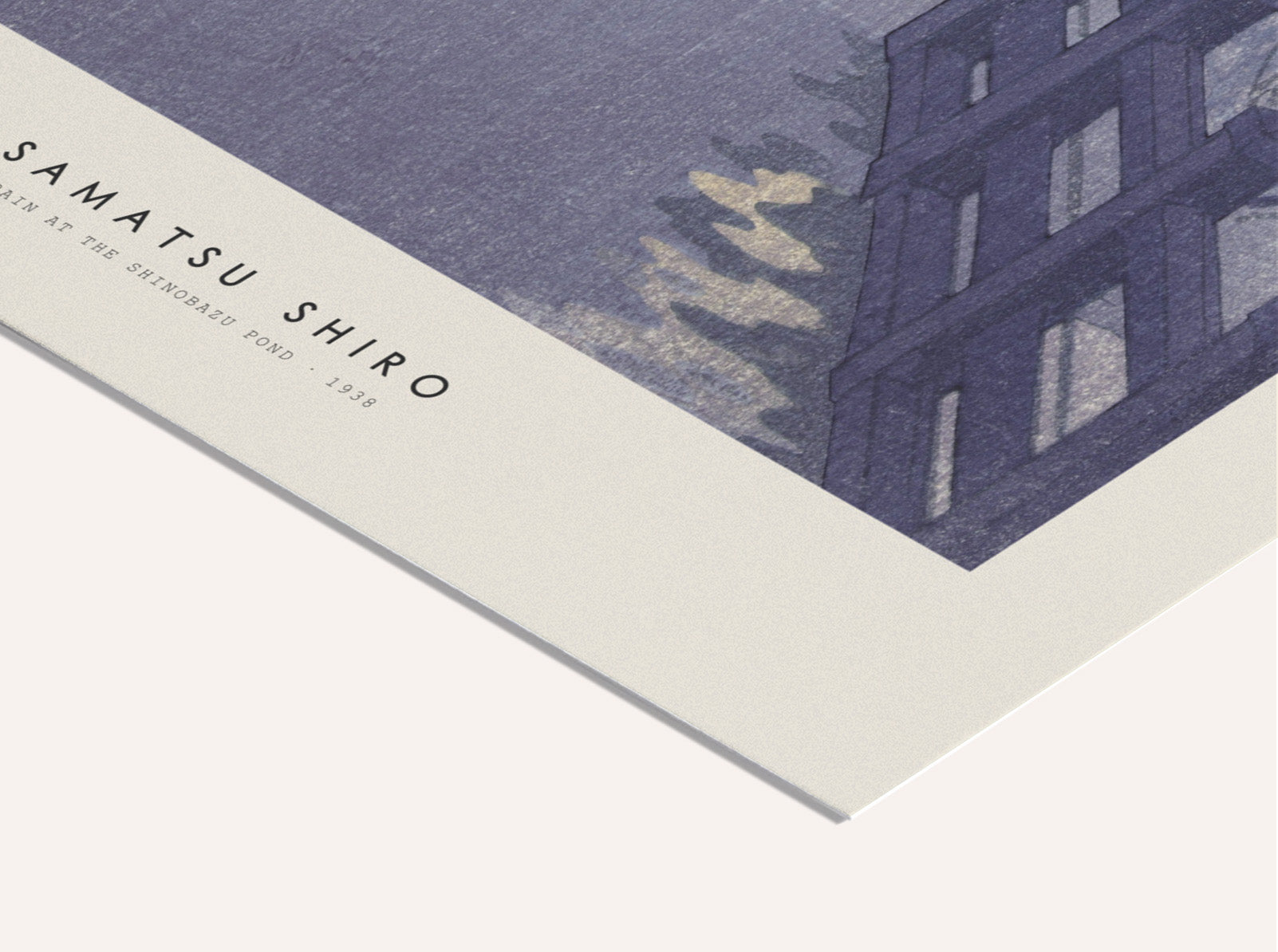 Kasamatsu Shiro - Night Rain at Shinobazu Pond | PSTR studio Kasamatsu Shiro - Night Rain at Shinobazu Pond | PSTR studio