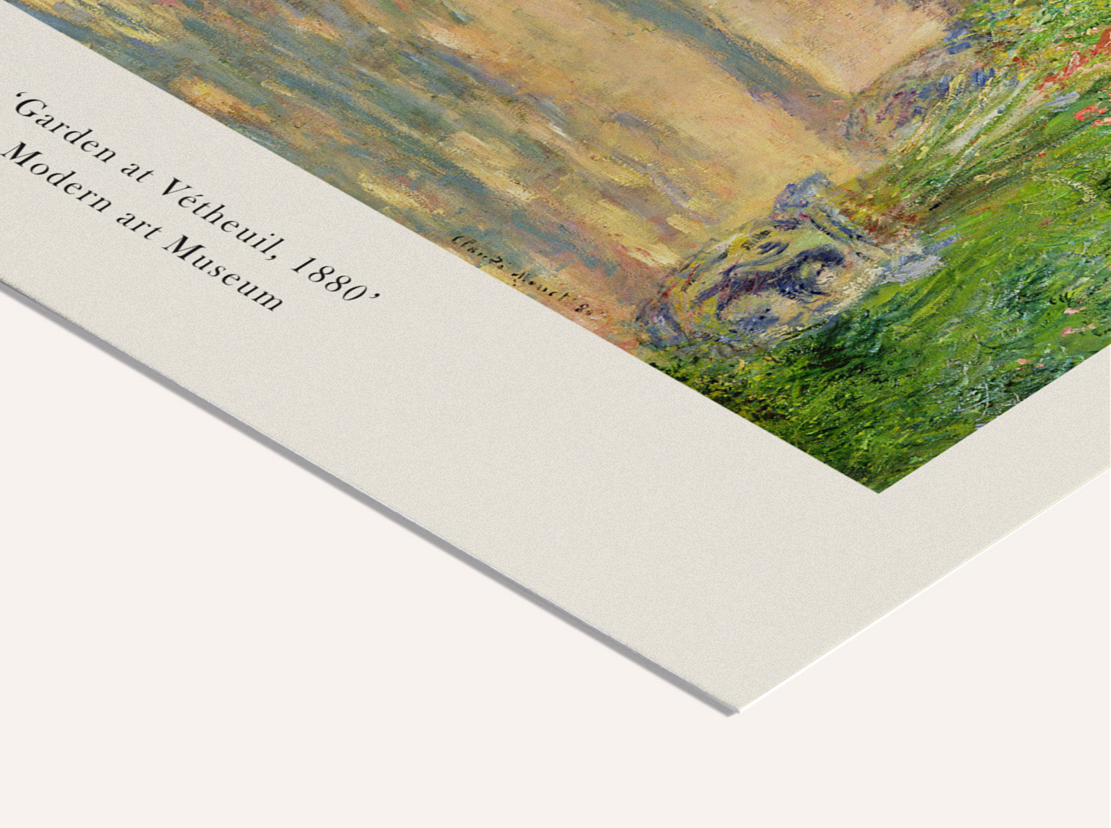 Claude Monet - Garden at Vétheuil | PSTR studio