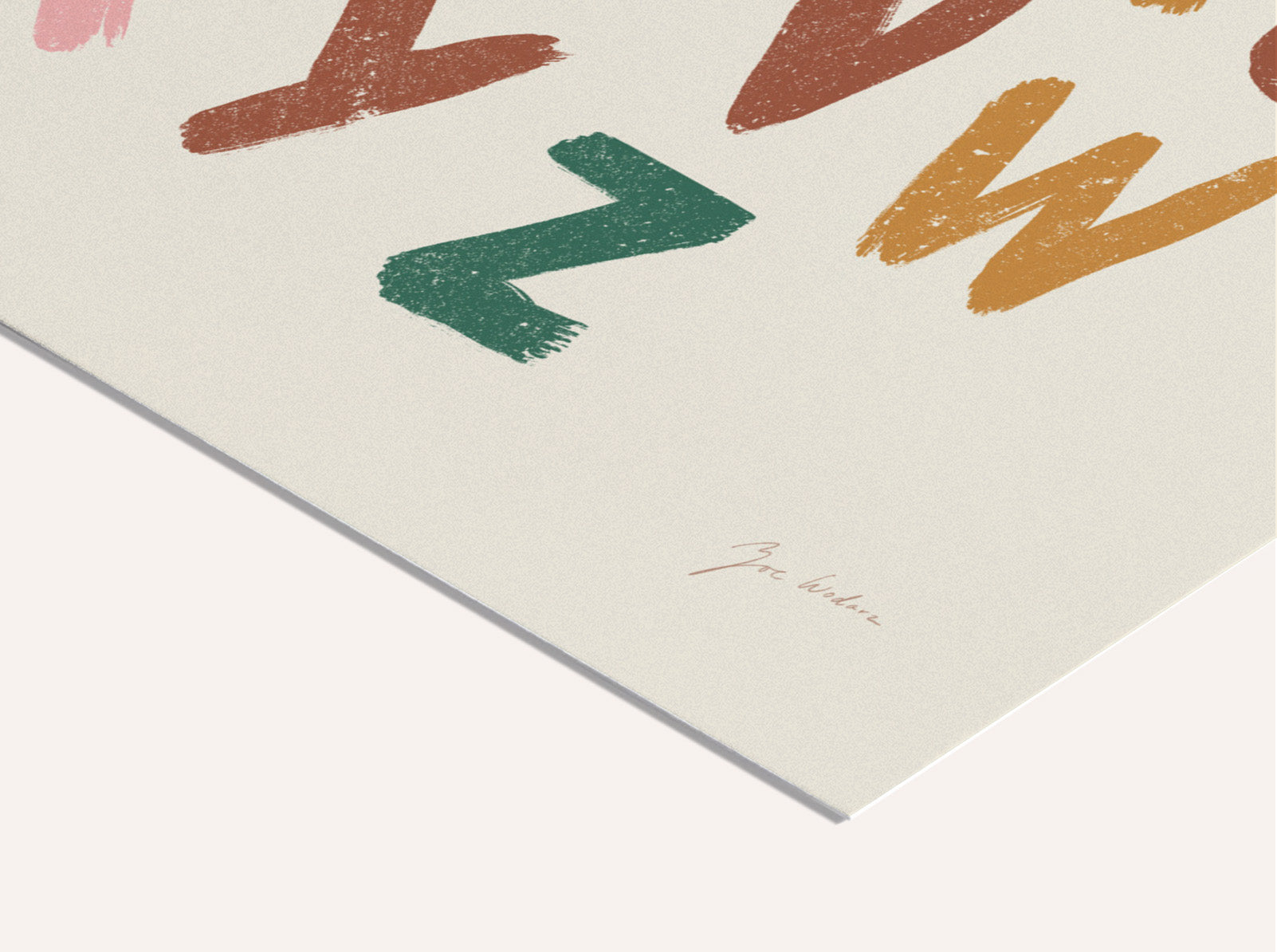 Zoe - Jolly Alphabet - Warm | PSTR studio