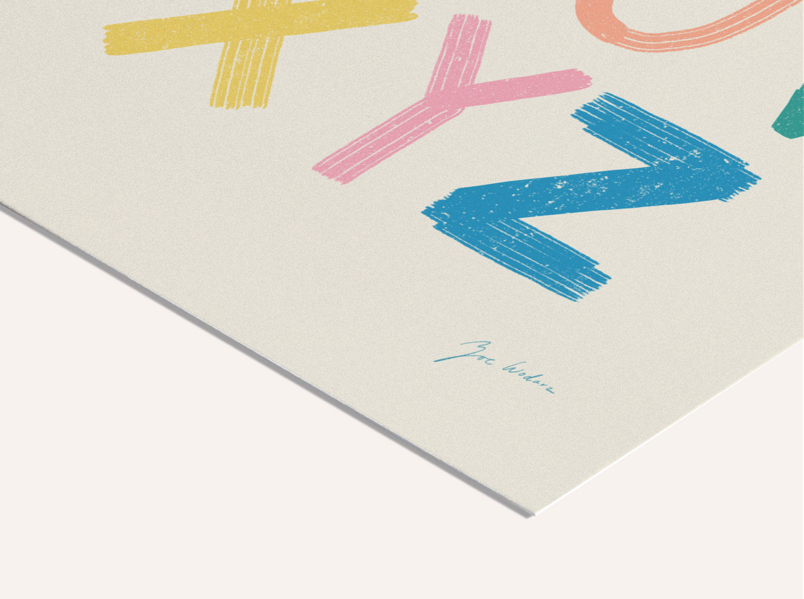 Zoe - Groovy Alphabet - Bright | PSTR studio