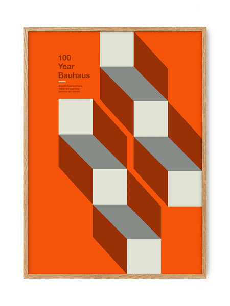 100 year Bauhaus exhibition | Art print Poster