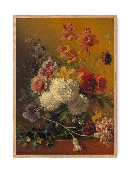 Georgius Jacobus - Flowers | Art print Poster