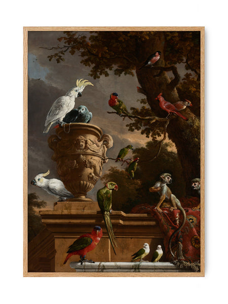 The Menagerie - Animal scenery | Art print Poster