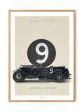 Classic Bentley  - Classic Car | Art print Poster