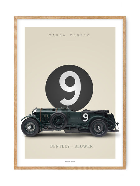 Classic Bentley  - Classic Car | Art print Poster