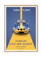 Classic Ferrari GTO 250 - 1963 | Art print Poster