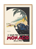 Grand Prix Monaco  - 1933 | Art print Poster