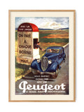 Vintage French Peugeot | Art print Poster