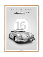 Classic Porsche 356A Speedster | Art print Poster