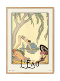 Vintage George Barbier Art - L'Eau | Art print Poster