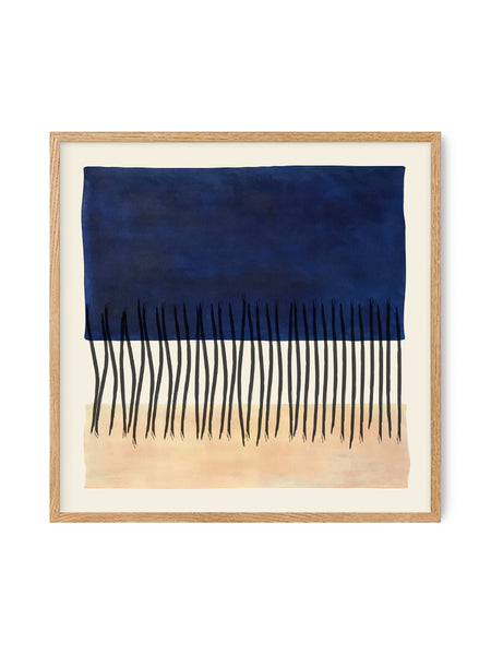 Abstract Modern Art - Blue | Art print Poster